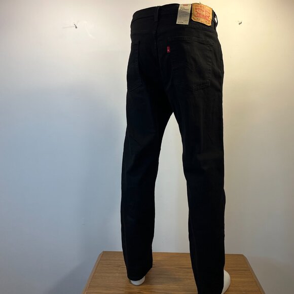 M101 Levi's Men's Black 513 Slim Straight Jeans - Size 36 x 32 - NWT $69.50 - Picture 5 of 7